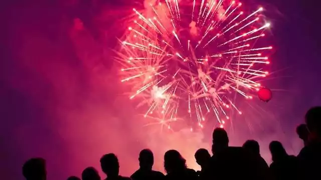 Feinstaub Entwicklung bei Feuerwerk