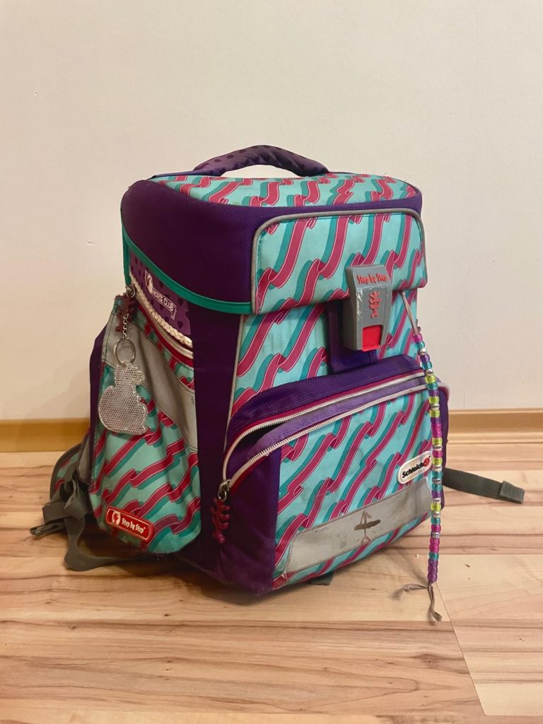 Neuer Schulranzen mit mehreren Reflektoren